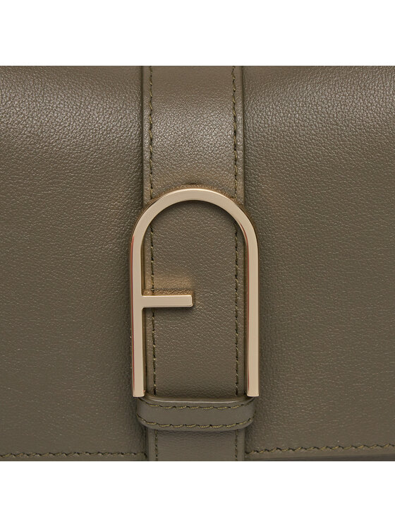 Furla Furla Torbica Flow M Top Handle WB00996-BX2045-2810S-1007 Zelena