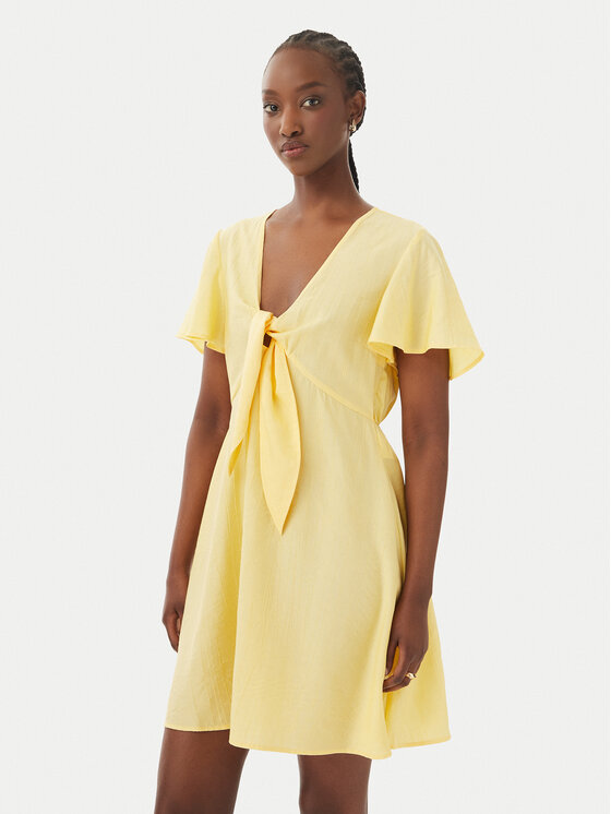 Vero Moda Každodenné šaty Vira 10340739 Žltá Regular Fit