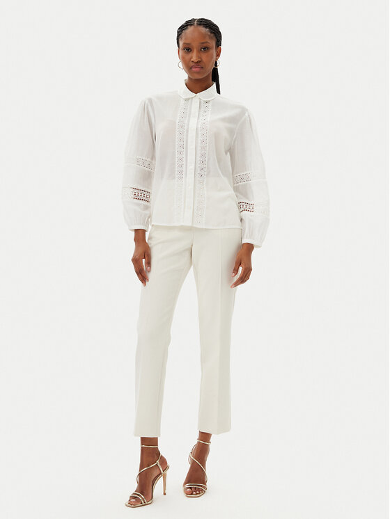 Gaudi Gaudi Camicia 511FD45028 Écru Regular Fit