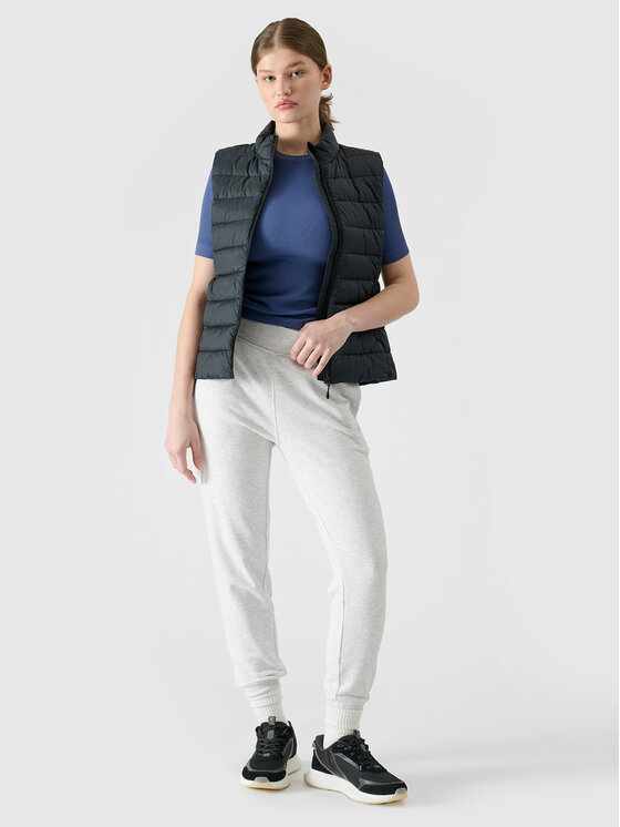 4F 4F Kamizelka BASIC+ Czarny Slim Fit