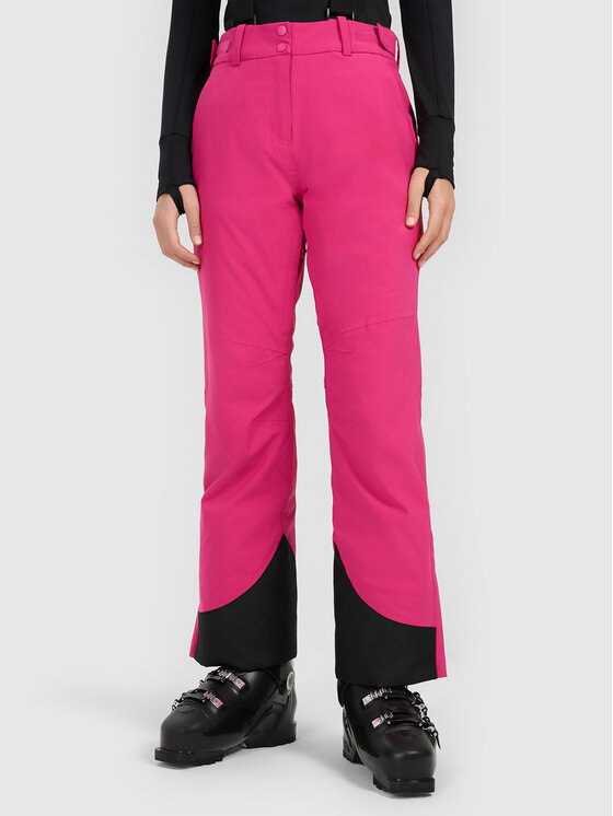 4F 4F Spodnie narciarskie SKIWEAR Różowy Regular Fit
