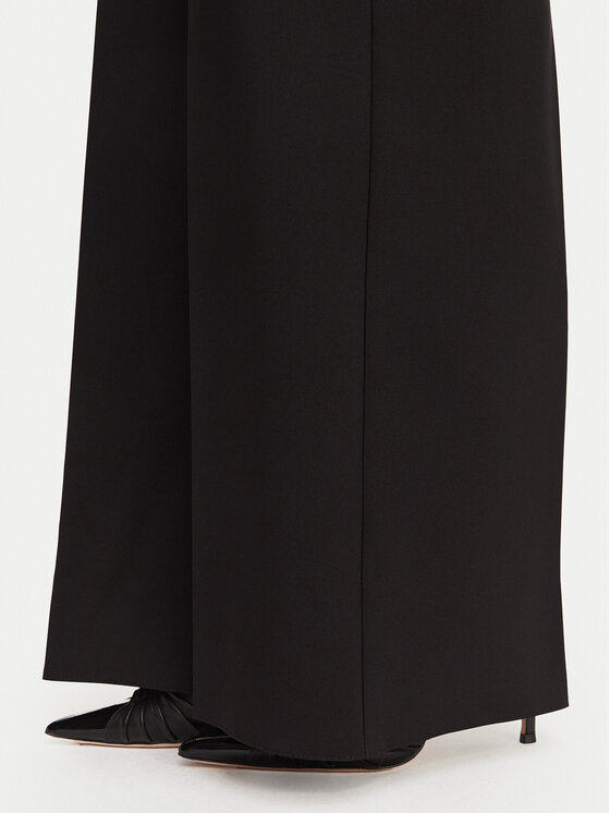 Rinascimento Rinascimento Auduma bikses CFC0130141003 Melns Wide Leg