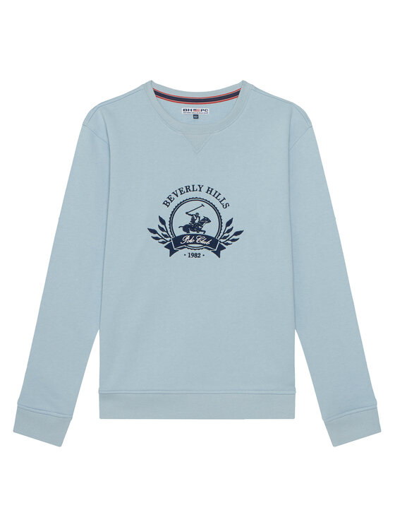 Beverly Hills Polo Club Beverly Hills Polo Club Majica dugih rukava W126-BHBSS-1043-23X Svijetloplava Regular Fit