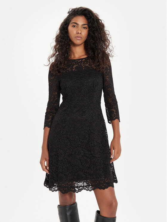 Morgan Morgan Rochie cocktail 242-RAMPLE Negru Slim Fit
