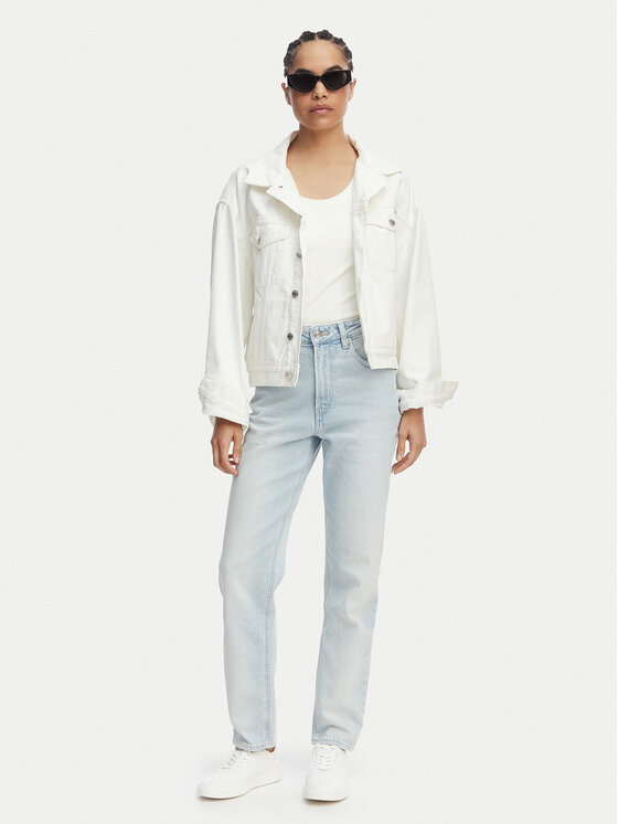 Calvin Klein Jeans Calvin Klein Jeans Jeans hlače LV047F669G Modra Mom Fit