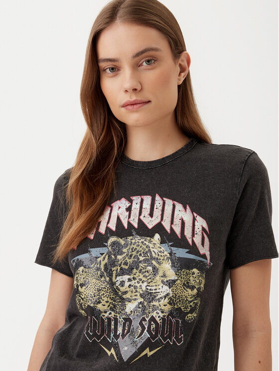 ONLY ONLY T-Shirt Lucy 15307412 Schwarz Regular Fit