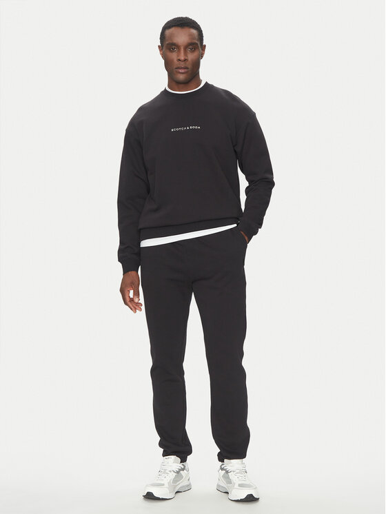 Scotch & Soda Scotch & Soda Donji dio trenerke 179200 Crna Regular Fit