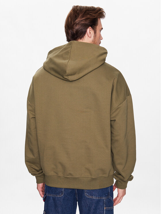 Mindout Mindout Sweatshirt Trinary T2023-1 Grün Regular Fit