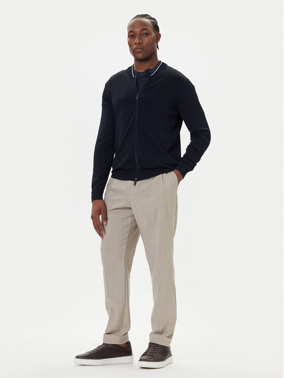 Bugatti Bugatti Pullover 7600-85570D Dunkelblau Regular Fit