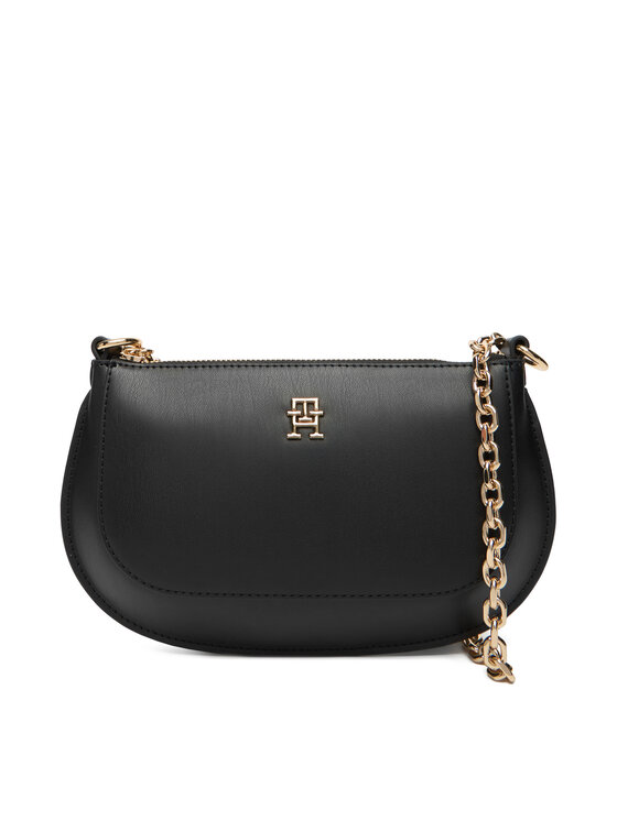 Tommy Hilfiger Tommy Hilfiger Táska Th Glam Mini Chain Crossover AW0AW18142 Fekete