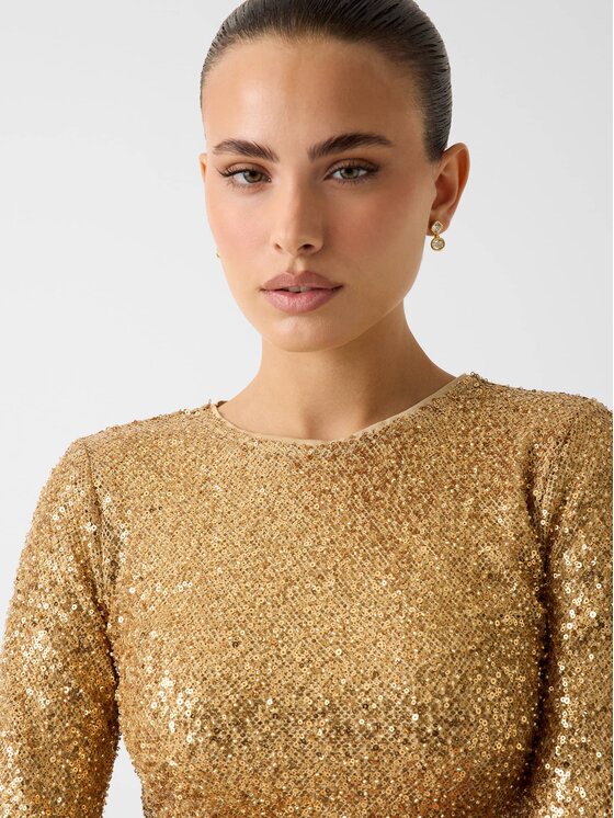 Guess Guess Top 180187 Zlatá Classic Fit