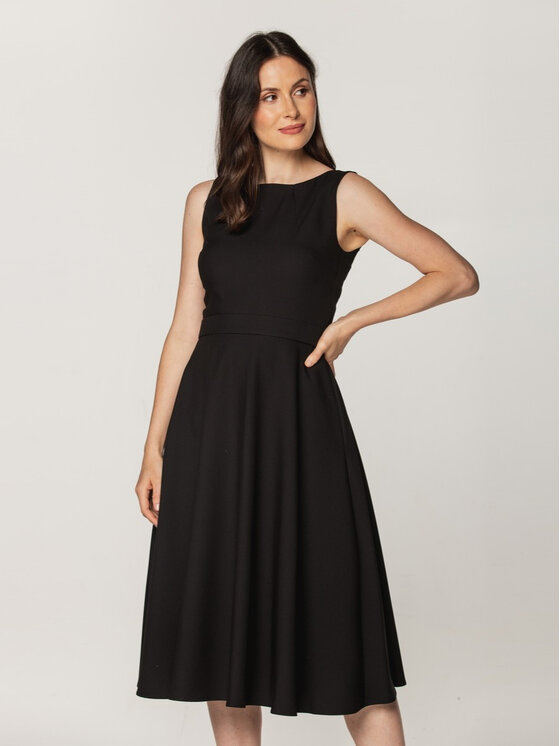 Willsoor Willsoor Sukienka koktajlowa 67608 Czarny A-Line Fit