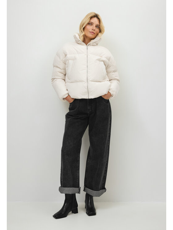 BIZUU BIZUU Vatovaná bunda YOKO PUFFER WINTER JACKET Bílá Standard Fit