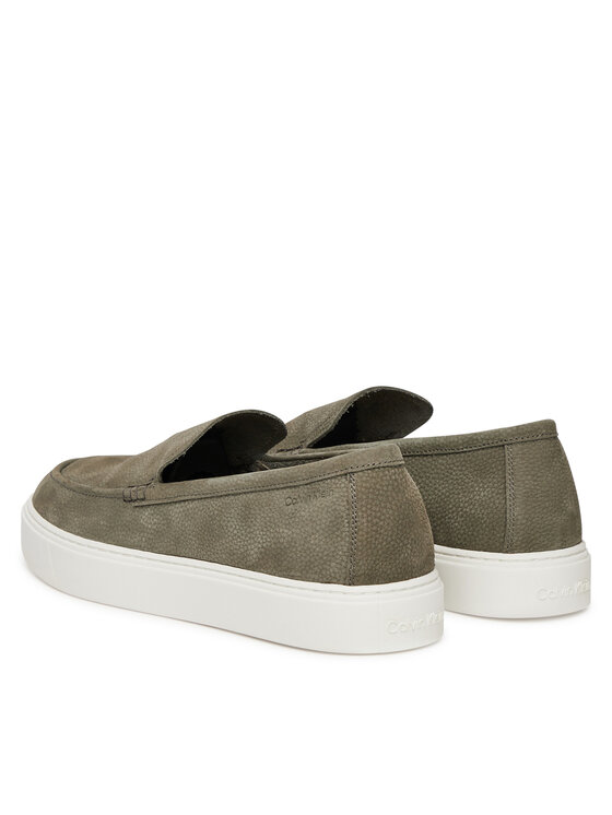 Calvin Klein Calvin Klein Mokasyny Hybrid Moccasin Nu HM0HM01902 Zielony