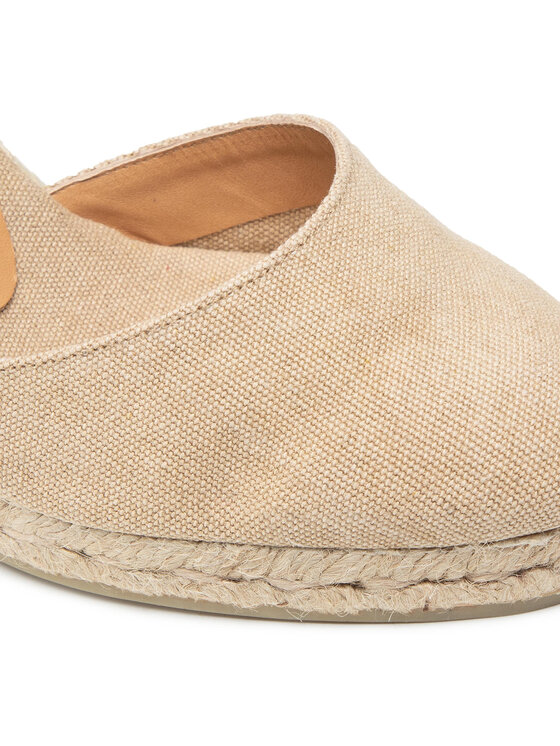 Castañer Castañer Espadryle Carina/8/002 021642-2017 Beżowy