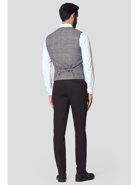 Lancerto Lancerto Kamizelka Tivoli KA131224000014 Szary Slim Fit