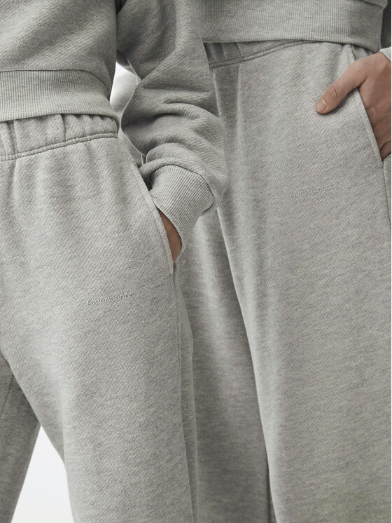 Americanos Americanos Pantaloni da tuta Unisex Chicago Grigio Wide Leg