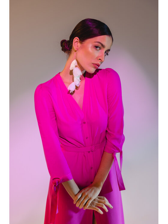 Stylove Stylove Letní šaty S365 Růžová Comfortable Fit