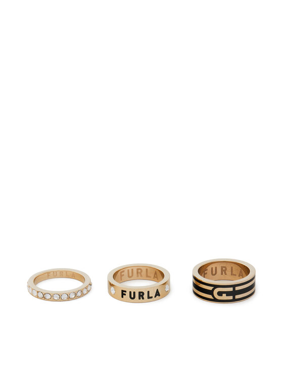 Furla Furla 3er-Set Ringe Arch Stripe WJ00175-N79000-O6000-1-007-20-CN-S Goldfarben