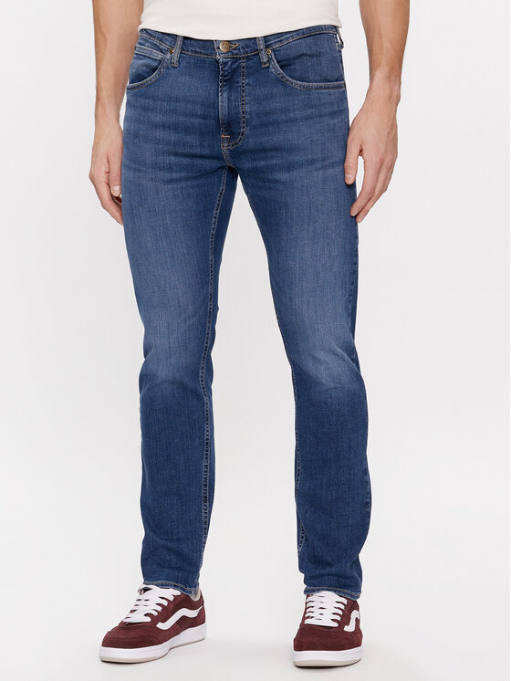 Lee Jeans hlače 112346319 Modra Slim Fit