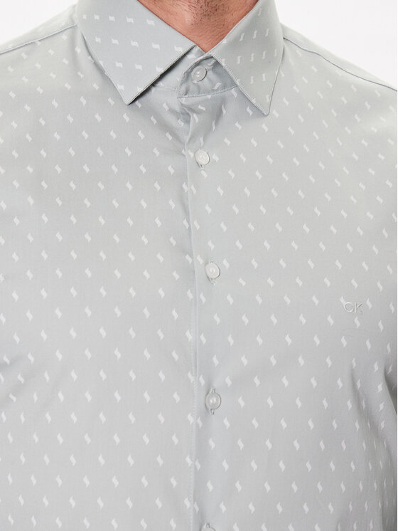 Calvin Klein Calvin Klein Πουκάμισο K10K111289 Πράσινο Slim Fit