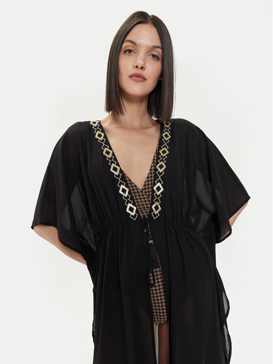 Selmark Selmark Kimono BL395 Černá Relaxed Fit
