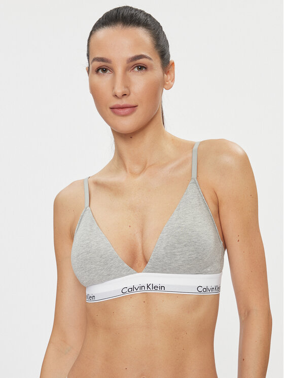 Soutien gorge sale calvin klein gris