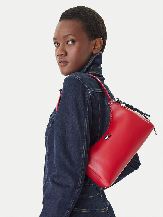 Tommy Jeans Tommy Jeans Дамска чанта Tjw City Charm Shoulder Bag AW0AW18458 Червен