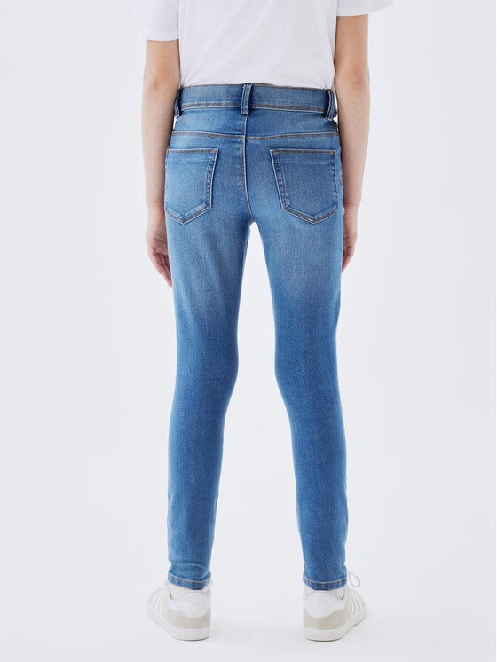 NAME IT NAME IT Džínsy 13210232 Modrá Skinny Fit