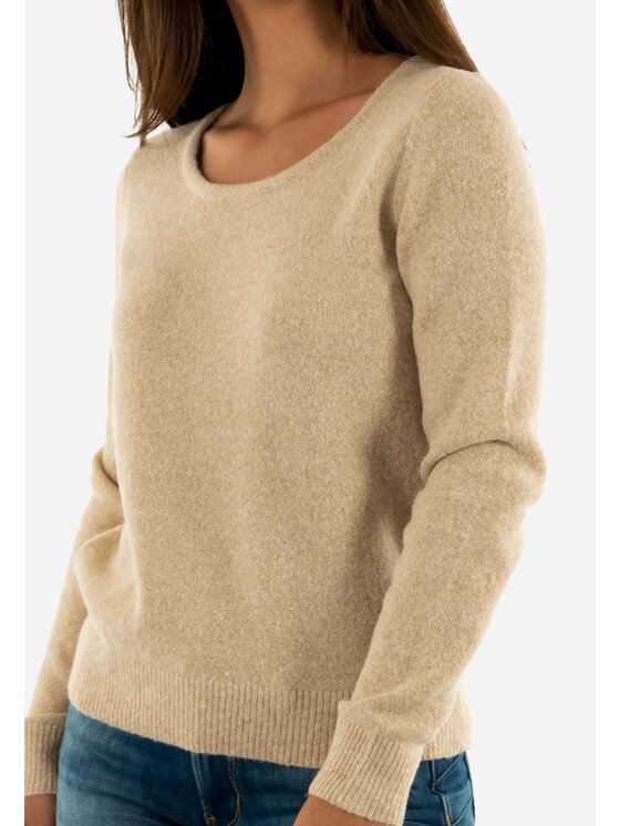 Yes Zee Yes Zee Maglione Maglia donna Oro Regular Fit