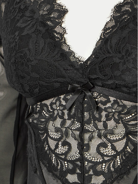 Hunkemöller Hunkemöller Боди Astrid 206245 Черен