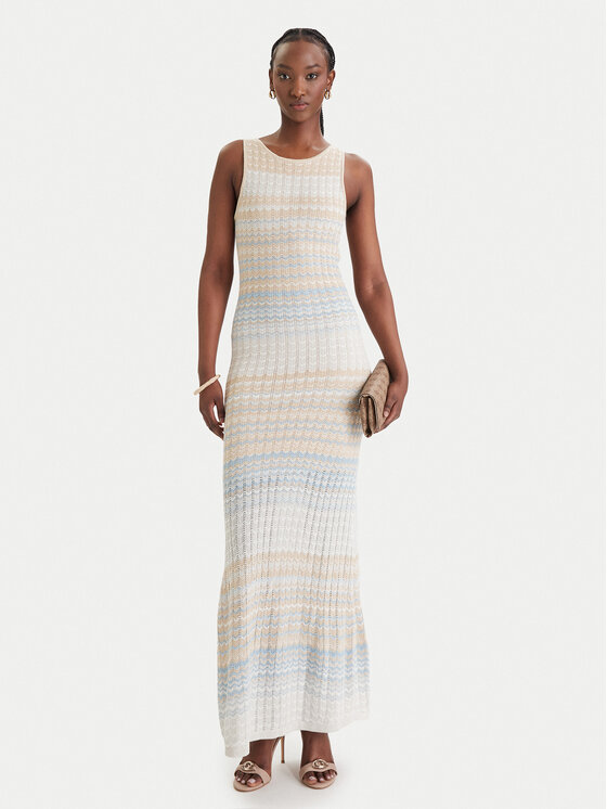 Guess Guess Rochie tricotată W6GKAT Z0936 Bej Regular Fit