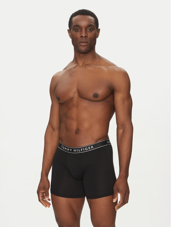 Tommy Hilfiger Tommy Hilfiger Комплект 3 чифта боксерки UM0UM03458 Черен