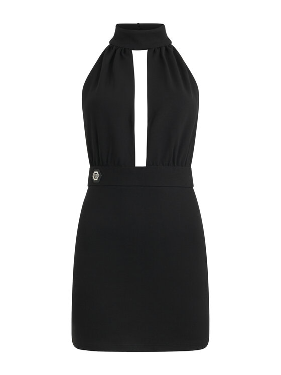 PHILIPP PLEIN PHILIPP PLEIN Abito da cocktail 26459 Nero Fitted Fit