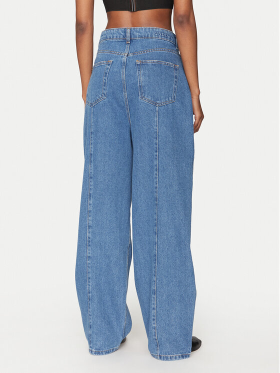 2NDDAY 2NDDAY Jeans hlače Flossy 2245762964 Modra Relaxed Fit
