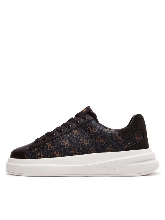 Guess Guess Sneakersy Elba FMPVIB FAL12 Brązowy