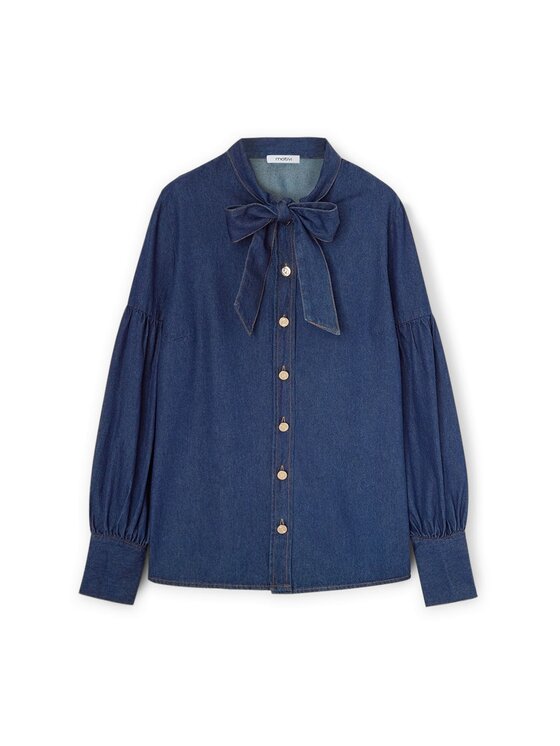 Motivi Motivi Camicia 5453Q000854N034 Blu Regular Fit