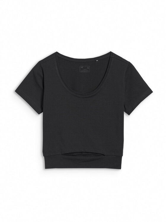 4F 4F T-Shirt SS MIDSHOP TEXTILE Czarny Slim Fit