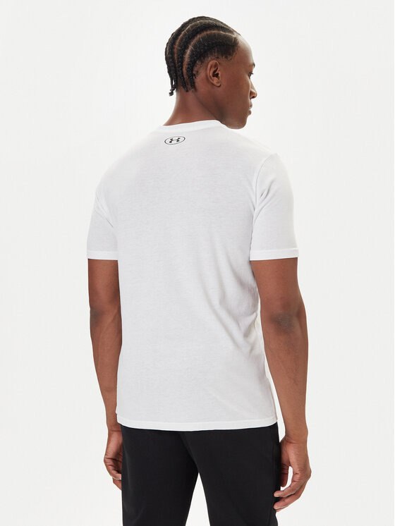 Under Armour Under Armour Póló Ua Sportstyle Logo Update Ss 1382911 Fehér Loose Fit