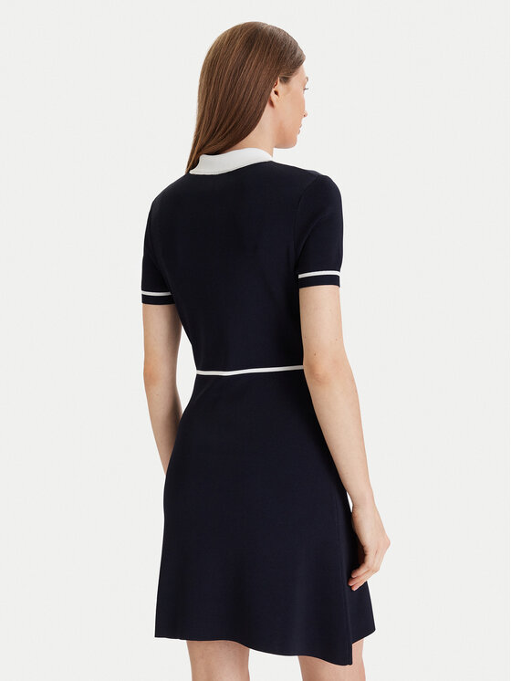 Guess Guess Trikotažinė suknelė V5GK00 Z3D60 Tamsiai mėlyna Regular Fit