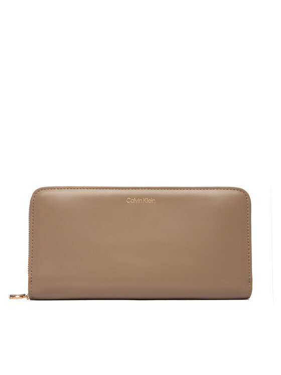 Calvin Klein Calvin Klein Peněženka Ck Large Zip Around LV04F1093G Béžová