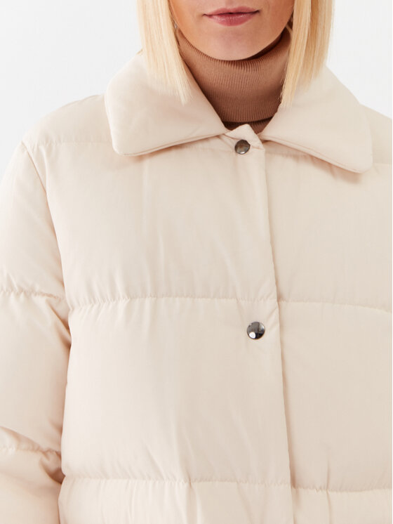Peserico Easy Peserico Easy Пухено яке M24434 Екрю Regular Fit