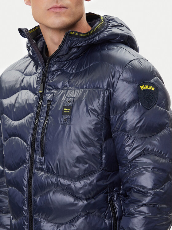 Blauer Blauer Pehelykabát 25WBLUC03074 Sötétkék Regular Fit