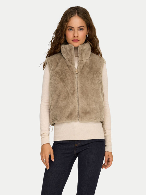 ONLY ONLY Bodywarmer Dana 15348986 Beige Regular Fit