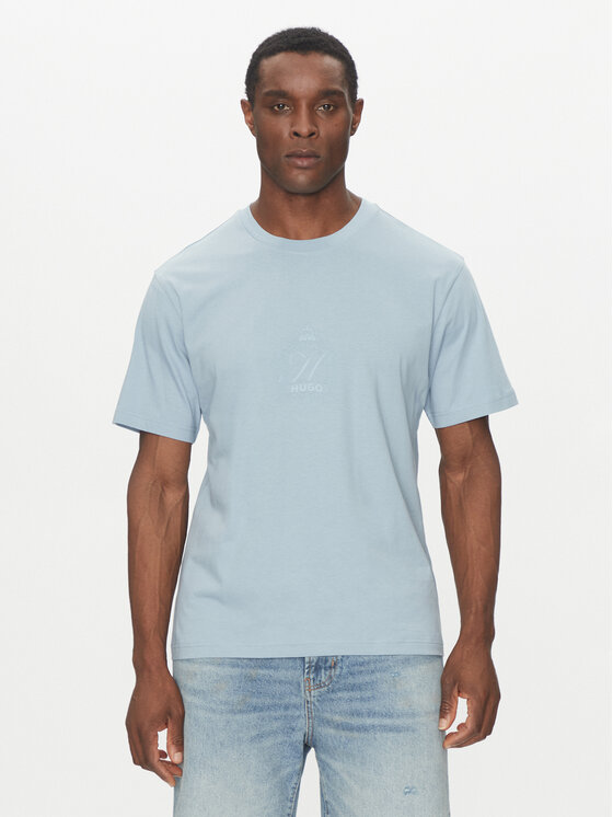 HUGO HUGO T-shirt 50538246 Svijetloplava Regular Fit