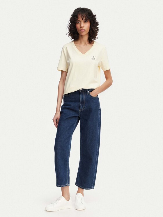 Calvin Klein Jeans Calvin Klein Jeans Súprava tričiek LV047C906G Svetlo žltá Regular Fit