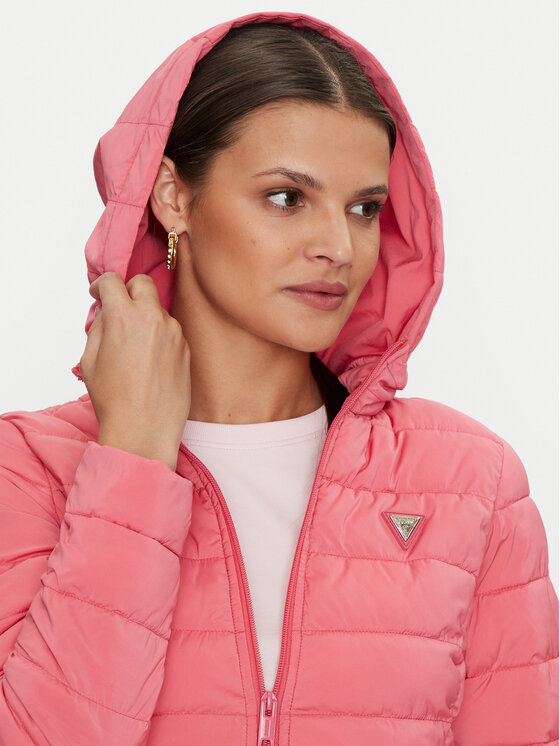 Guess Guess Pernata jakna Diann V4YL04 WF3X0 Ružičasta Regular Fit