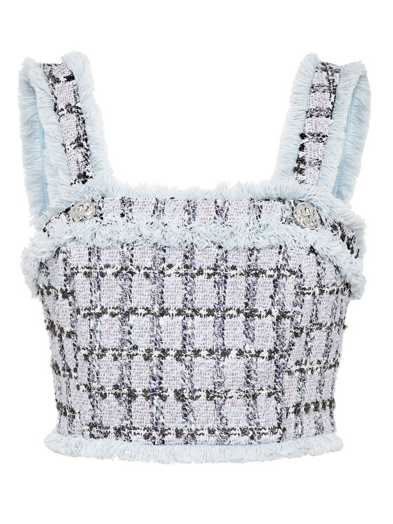PHILIPP PLEIN PHILIPP PLEIN Biustonosz sportowy 3343 Niebieski jasny