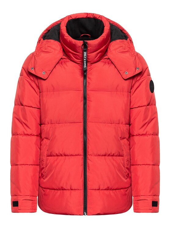 Only & Sons Only & Sons Giubbotto invernale ONSGRANT PUFFA JACKET Rosso Regular Fit