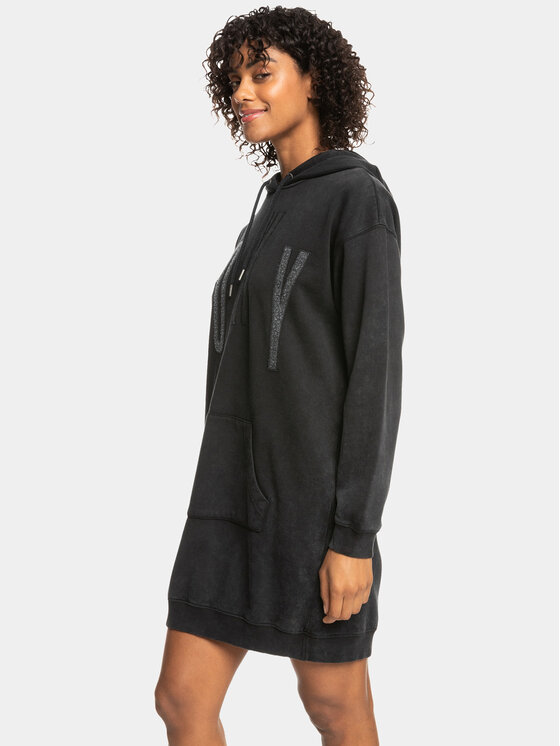 Roxy Roxy Vsakodnevna obleka Sound Waves Ktdr ERJKD03445 Siva Regular Fit